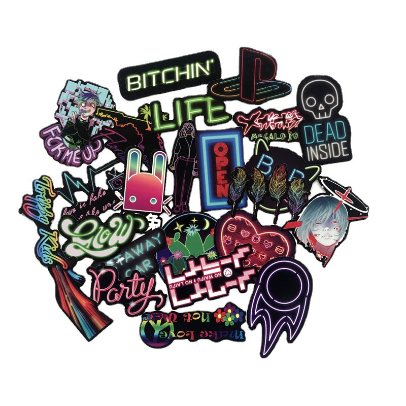 Harajuku Color Neon LED Sticker