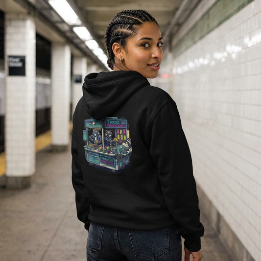 Cyberpunk taco shop Zip Hoodie