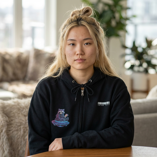 Cyber Trash Society Zip Hoodie