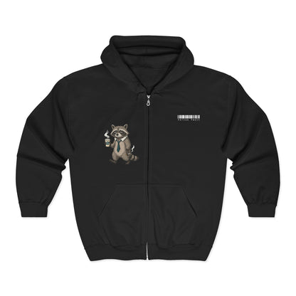 “Another Day, Another Cup of Survival”  Zip Hoodie