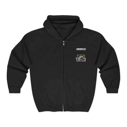 Cyberpunk taco shop Zip Hoodie