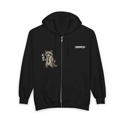 “Another Day, Another Cup of Survival”  Zip Hoodie