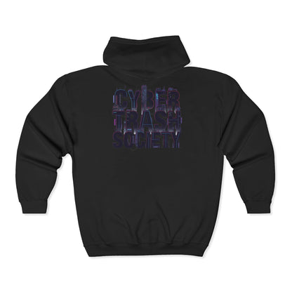 Cyber Trash Society Zip Hoodie