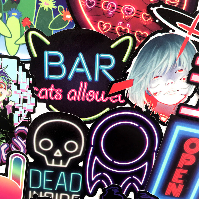 Harajuku Color Neon LED Sticker
