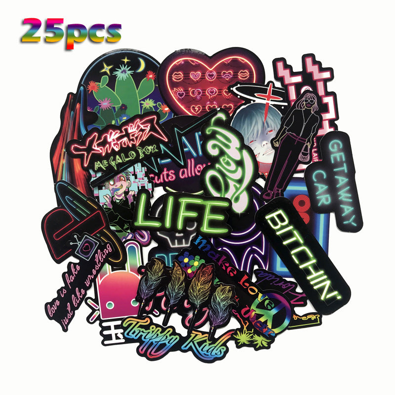 Harajuku Color Neon LED Sticker
